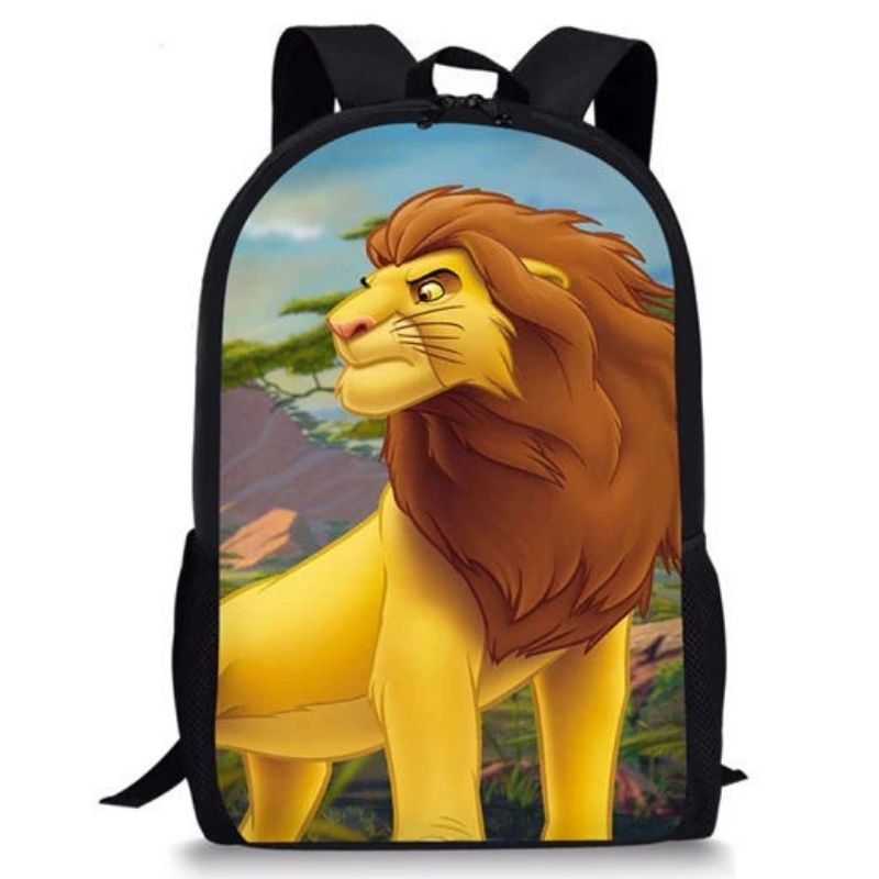 Sac à dos roi lion colère