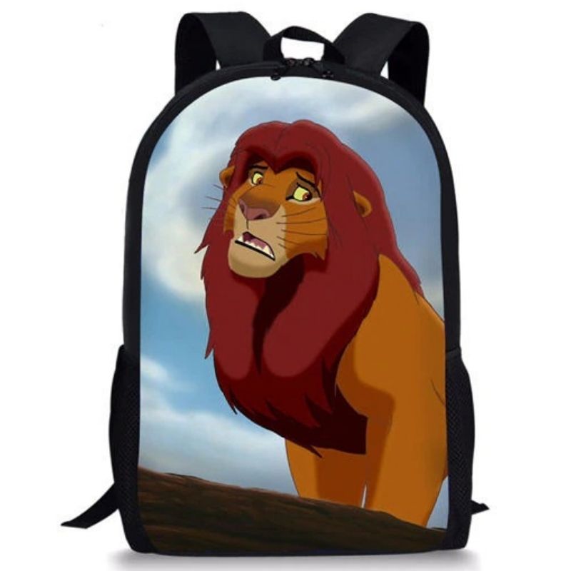 sac à dos le roi lion émotion