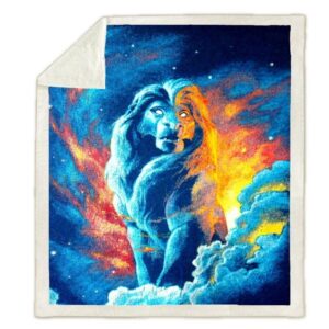 couverture roi lion en 3D
