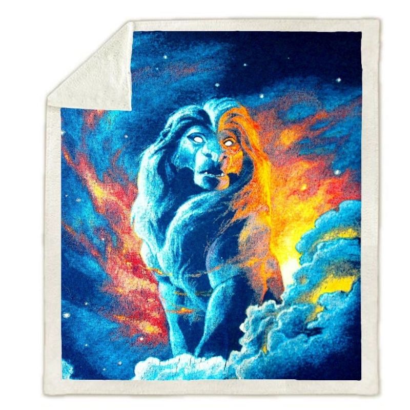 couverture roi lion en 3D