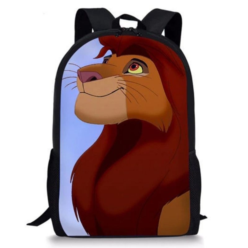 sac à dos le roi lion heureux