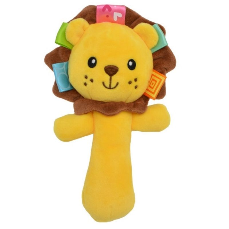 Doudou lion clochette