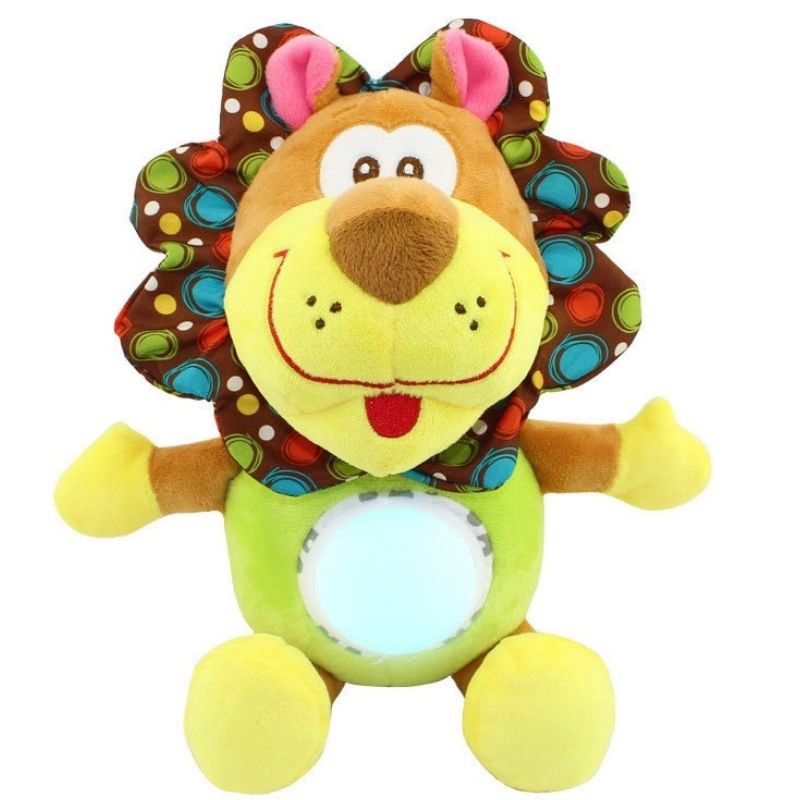 Doudou lion interaction