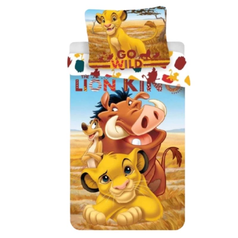 Housse de Couette 1 Personne Roi Lion