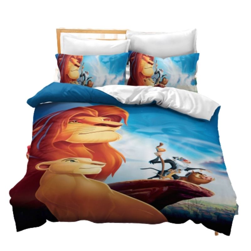 Housse de Couette Le Roi Lion Simba et Nala