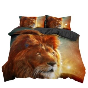 Housse de Couette Lion 3D