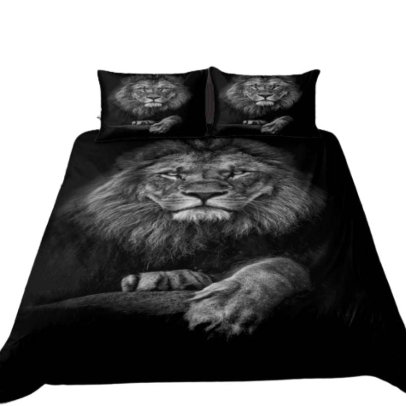 Housse de Couette Lion Portrait