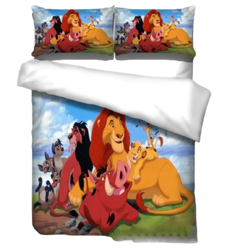 Housse de Couette Roi Lion Famille