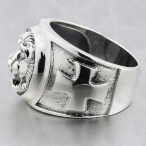 Bague Argent Lion