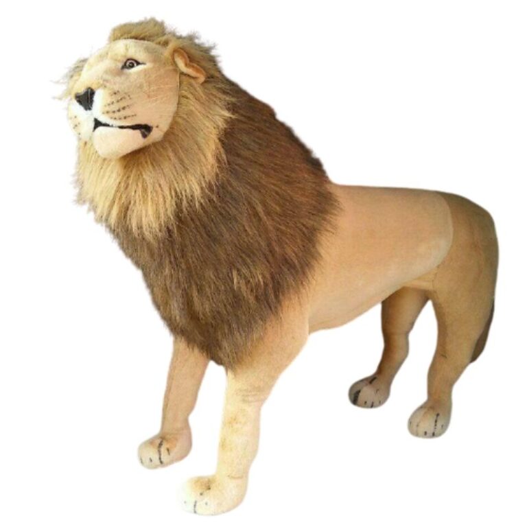 Peluche Lion Géant Réaliste