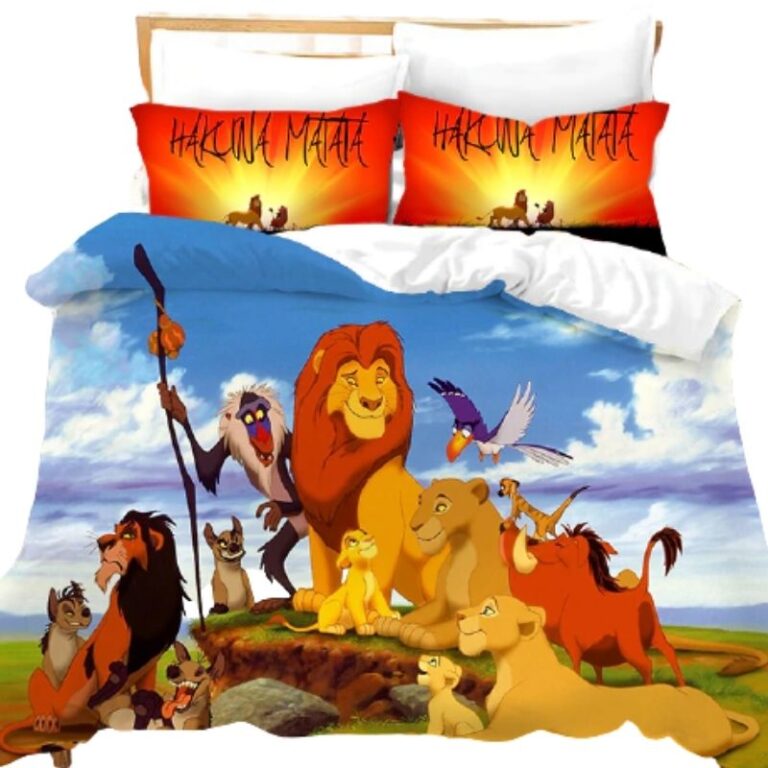 Parure Housse de Couette Le Roi Lion Hakuna Matata