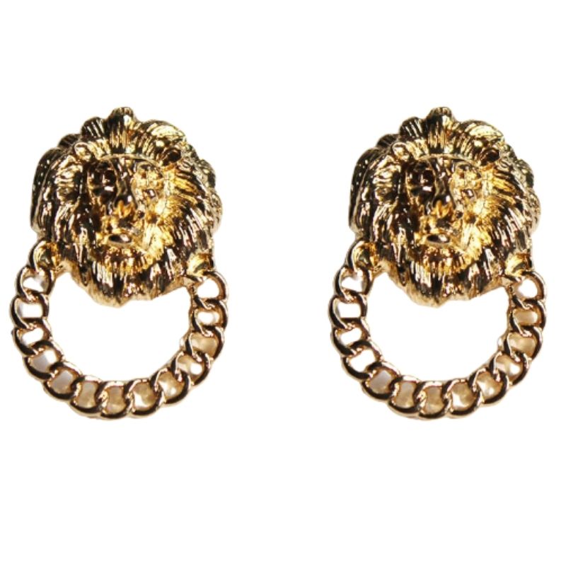 boucle tête de lion retro
