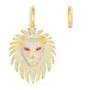 boucle d'oreille lion design