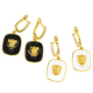 boucle d'oreille médaillon