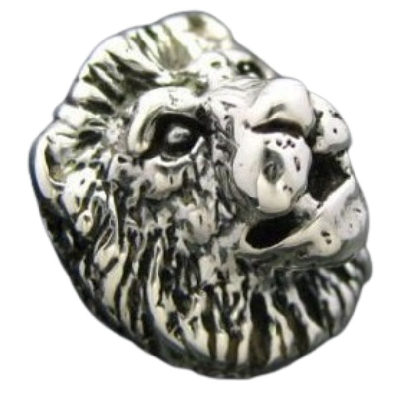 boucle d'oreille mixte lion