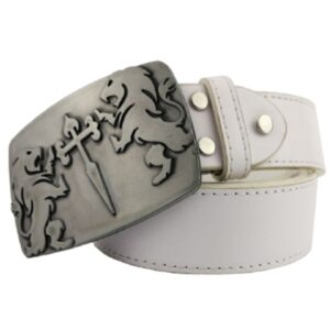 Ceinture tête de lion combattant