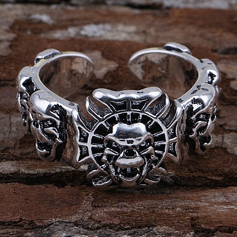 Bague Lion ajustable