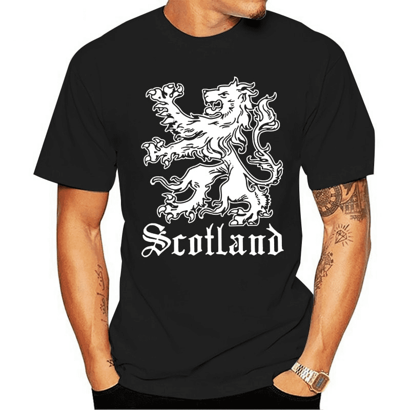 T-Shirt Lion Man Noir