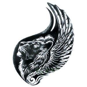 Tatouage Éphémère Lion Aile