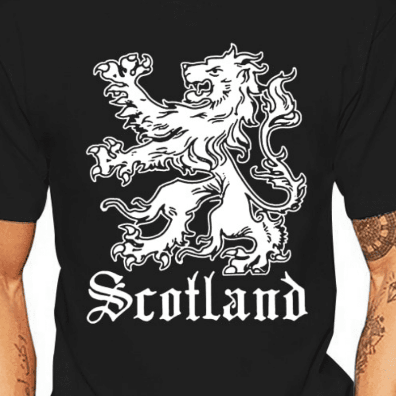 t shirt lion noir