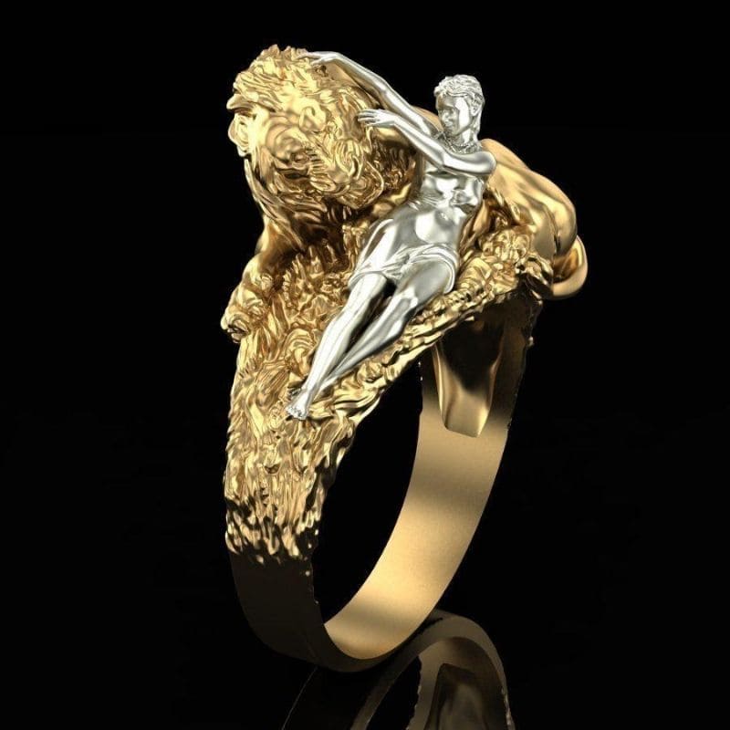 Bague Lion Femme
