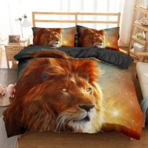 Housse de Couette Lion 3D chambre
