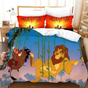 Pumbaa, Simba et Timon lianes chambre
