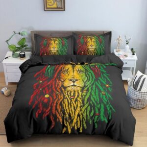 housse de couette lion reggae chambre adulte
