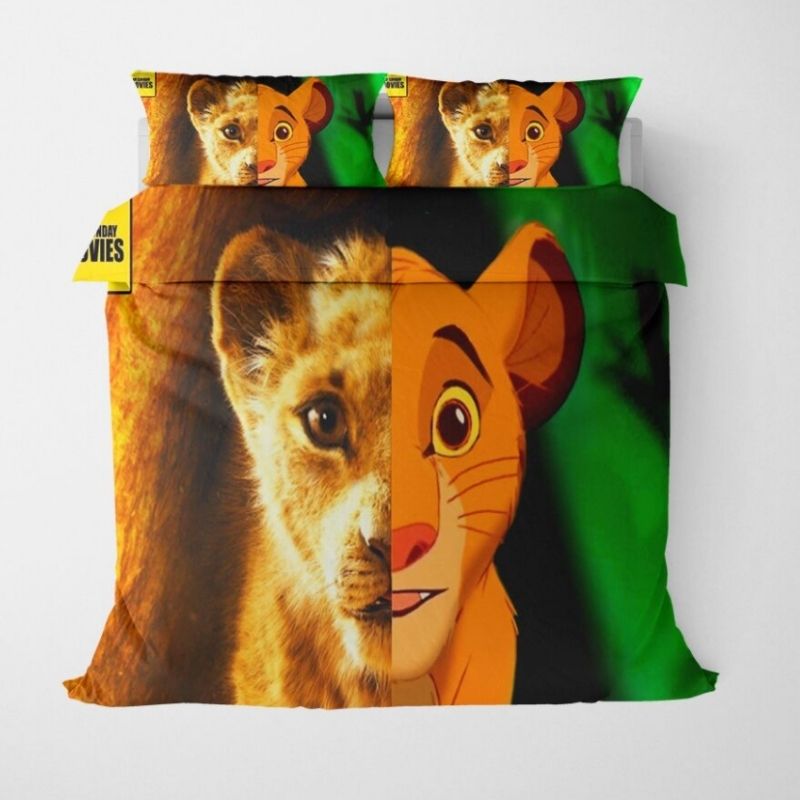 Le Roi Lion Housse de Couette Film vert