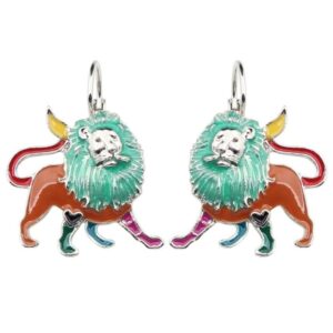 boucle lion multicolore 2