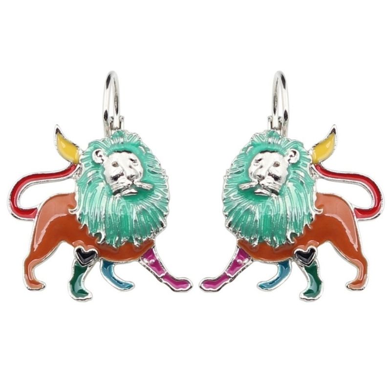 boucle lion multicolore 2