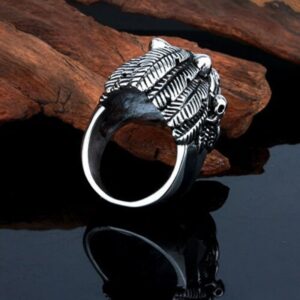 Bague Lion Homme couleur Argent