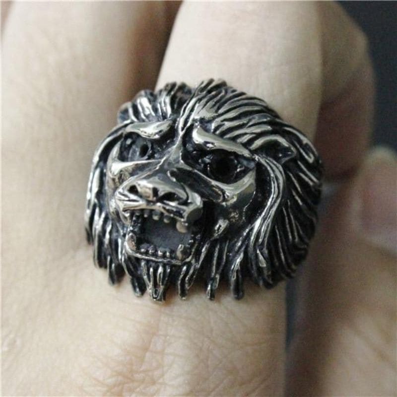 Tête De Lion Bague
