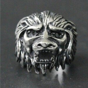 Tête De Lion sur Bague