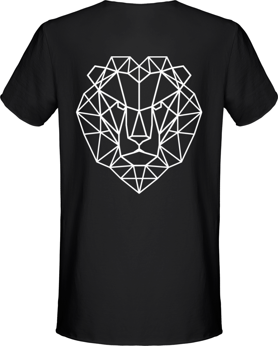 T-shirt dos noir homme.