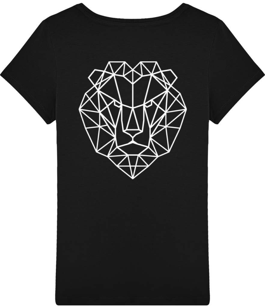 T-shirt femme tête de lion.
