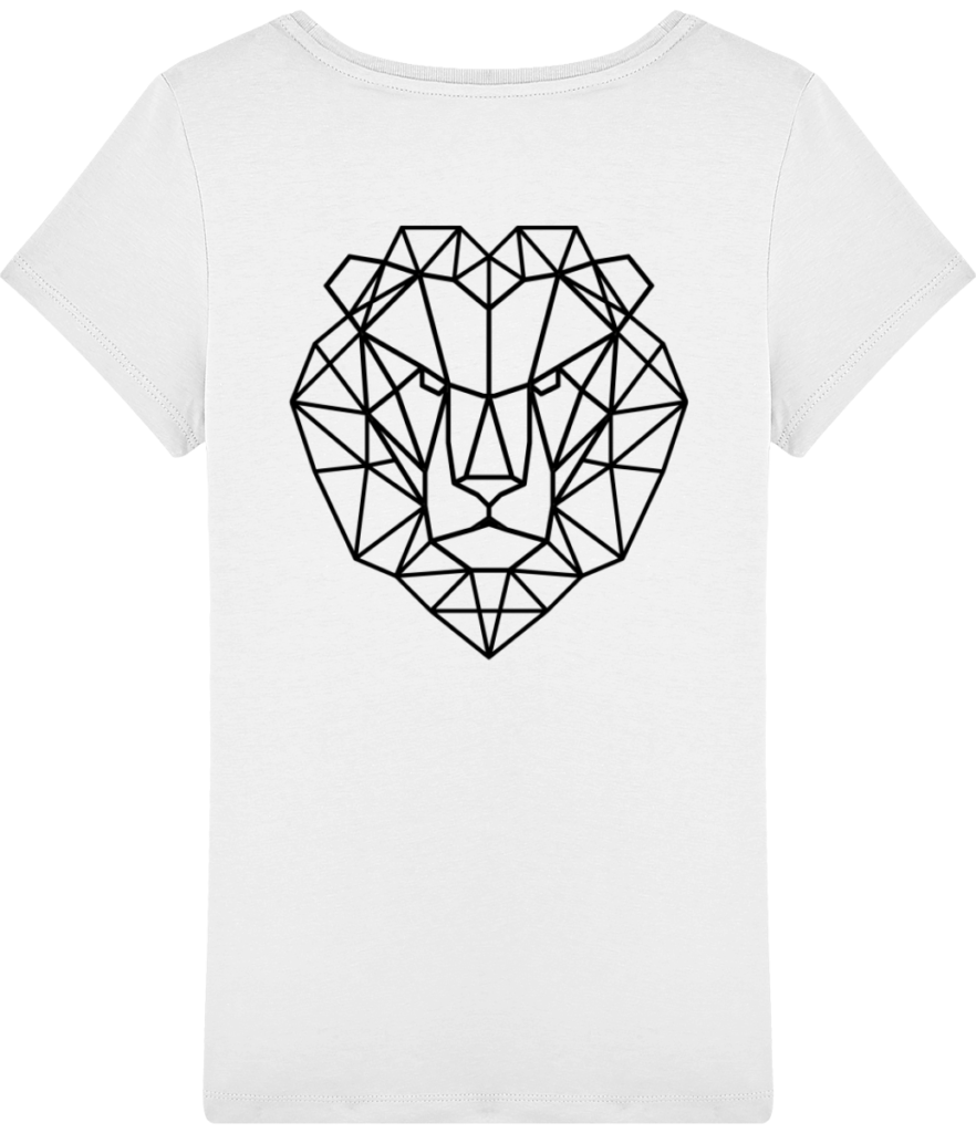 Tee-short femme lion royaume.