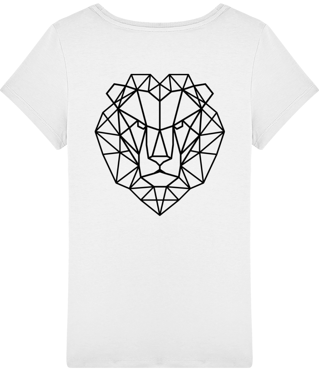 Tee-short femme lion royaume.