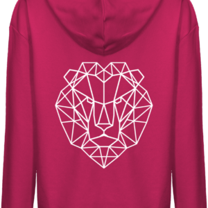 Pull tête de lion capuche femme.