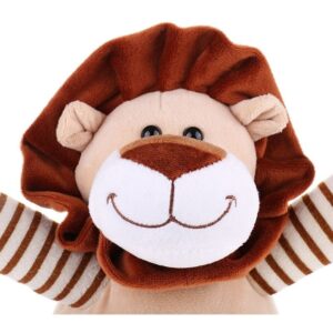 Tête peluche lion