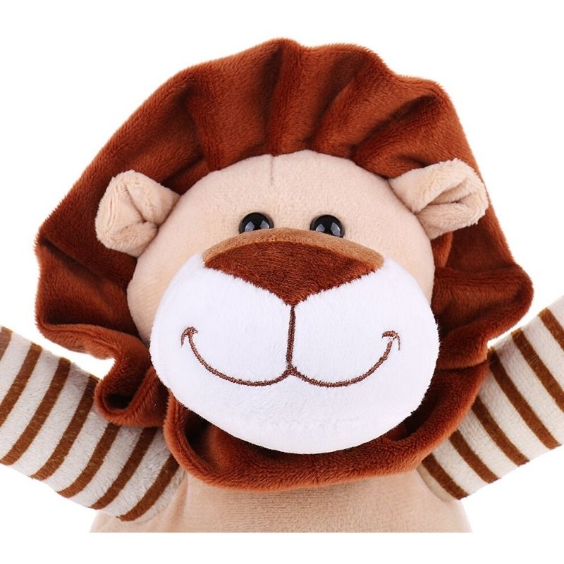 Tête peluche lion