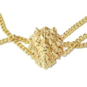 ceinture lion vintage boucle
