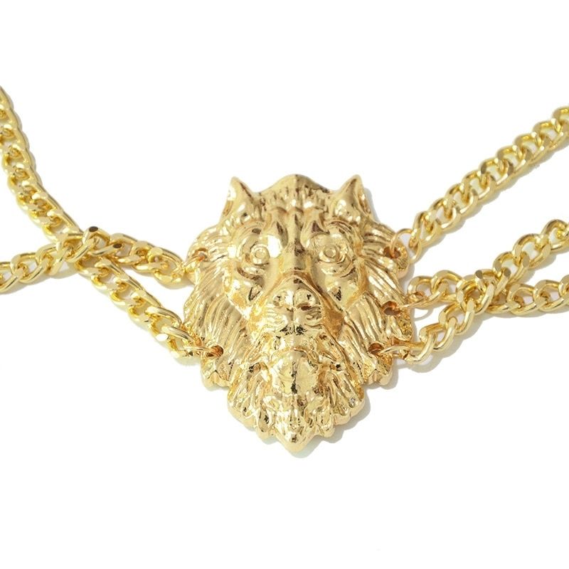 ceinture lion vintage boucle