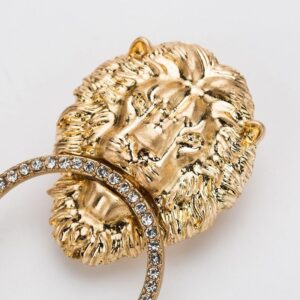 boucle d'oreille punk gros plan