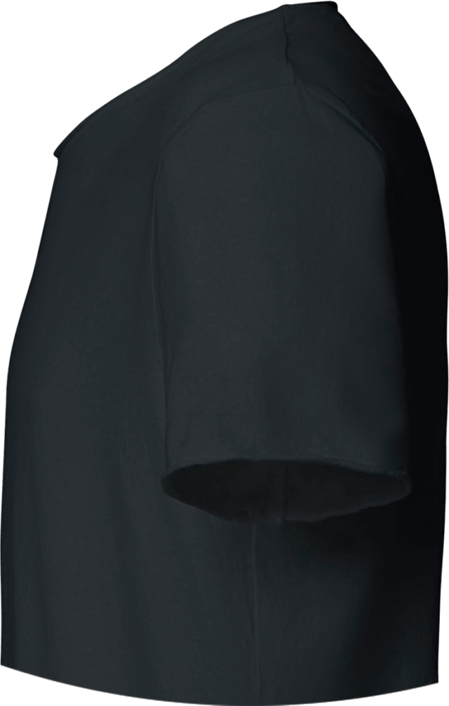 Côté du t-short homme.