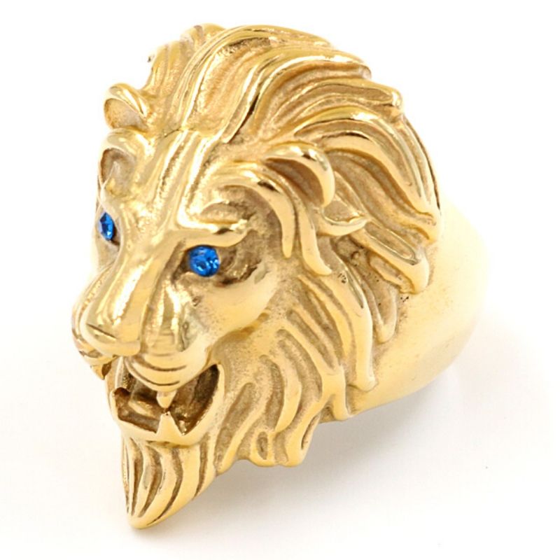 Bague Or Lion Homme