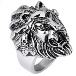 Bague Lion Homme Argent