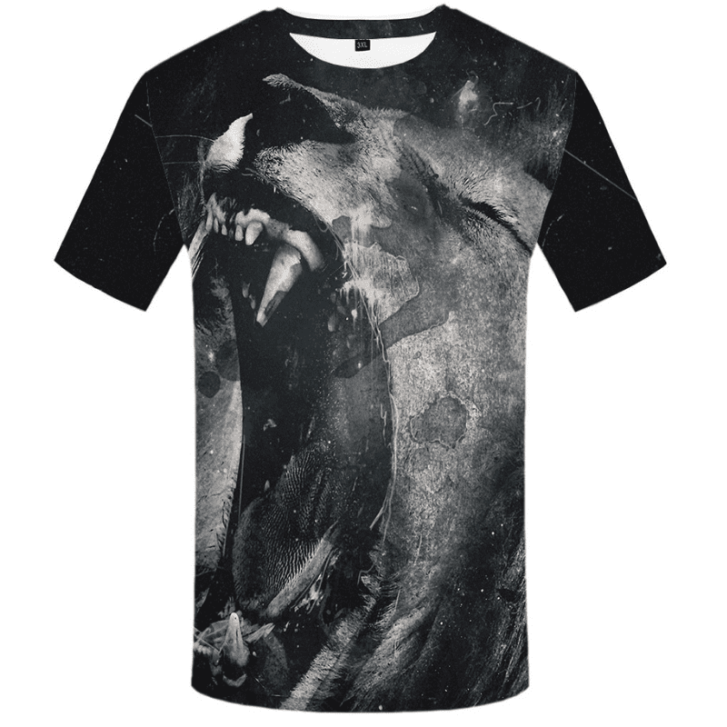 T-Shirt Lion Rugissant