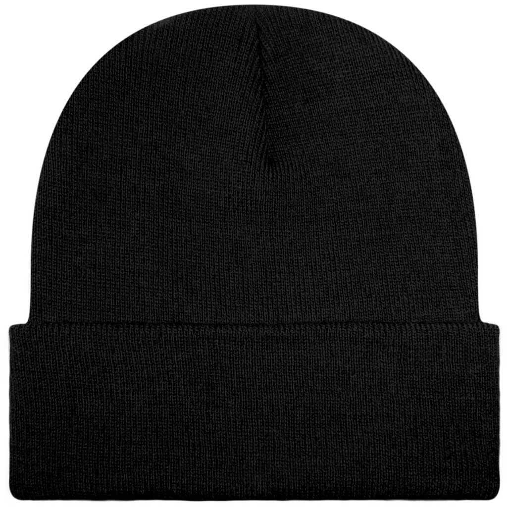Bonnet noir.