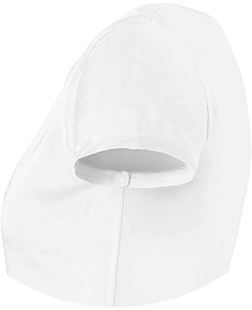 T-shirt blanc femme.